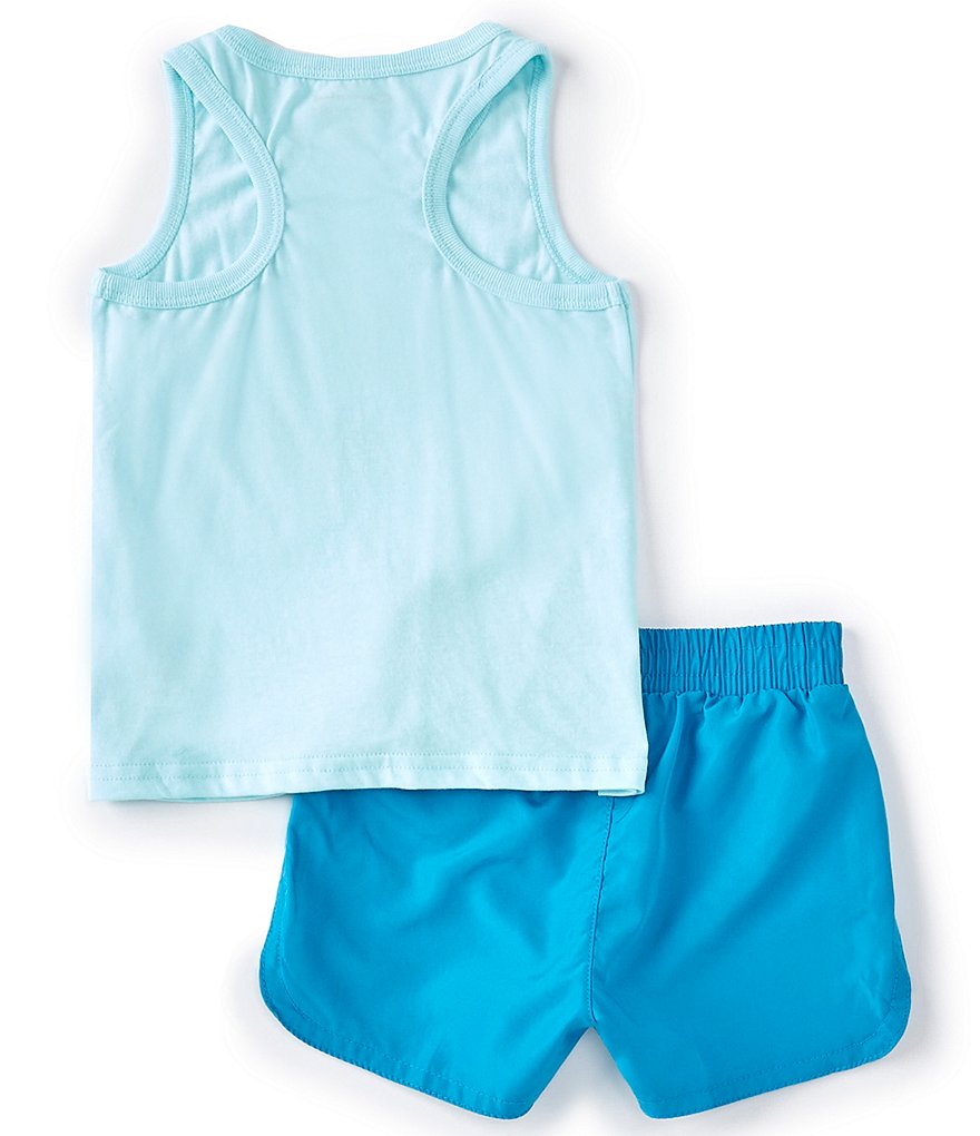 Champion Little Girls 2T-6X Script Logo Tank Top & Short Set