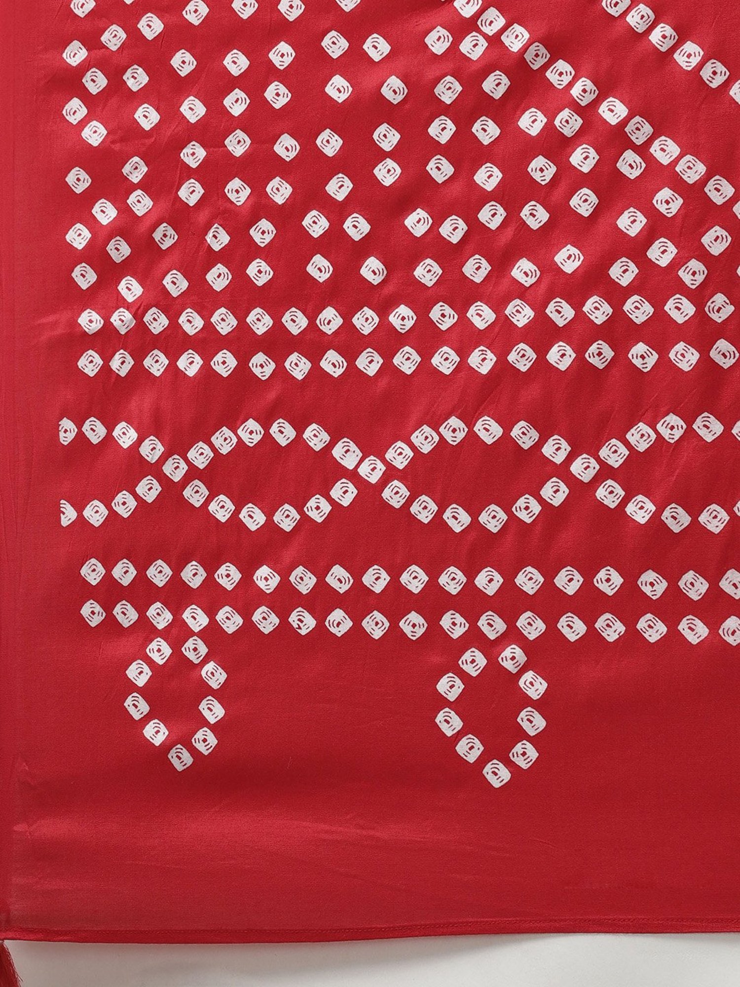 Ishin Red Printed Kurta Pant Set With Dupatta