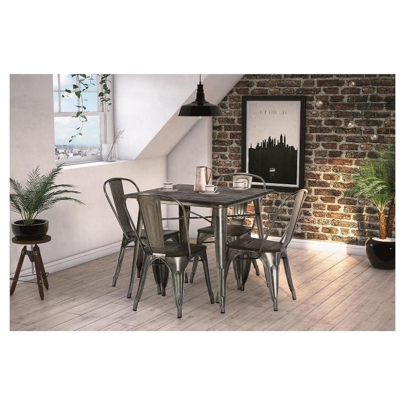 Flash Furniture Bar Height Table Base Foot Ring with 4.25'' Column Ring - 19.5'' Diameter