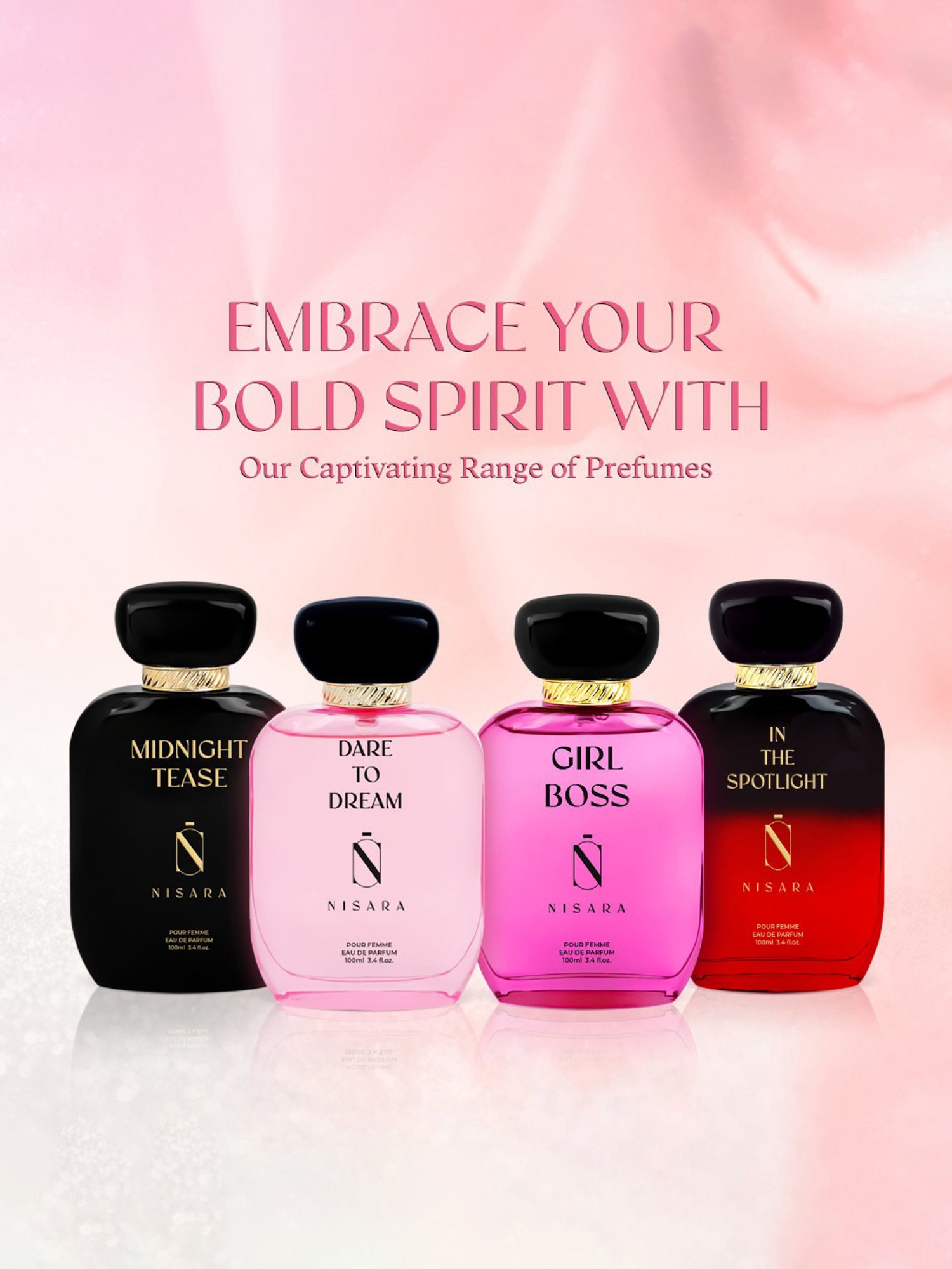 NISARA Dare to Dream Eau de Parfum for Women - 100 ml