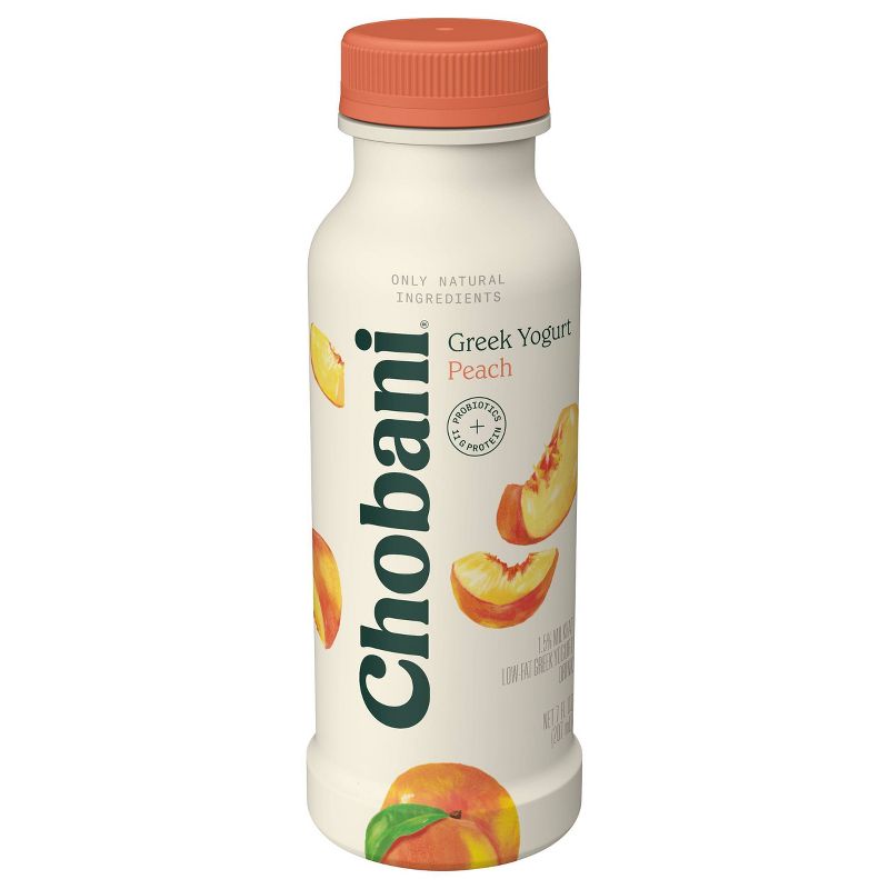 Chobani Peach Flavored Greek Yogurt Drink - 7 fl oz