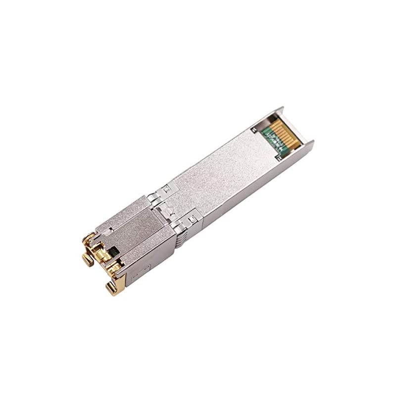 SFP+ to RJ45 Copper Modules, 10GBase-T Transceiver Compatible for Cisco SFP-10G-T-S, Ubiquiti, D-Link, Supermicro, Netgear, Mikrotik, Unifi (Cat 6a/7, 30-Meter)