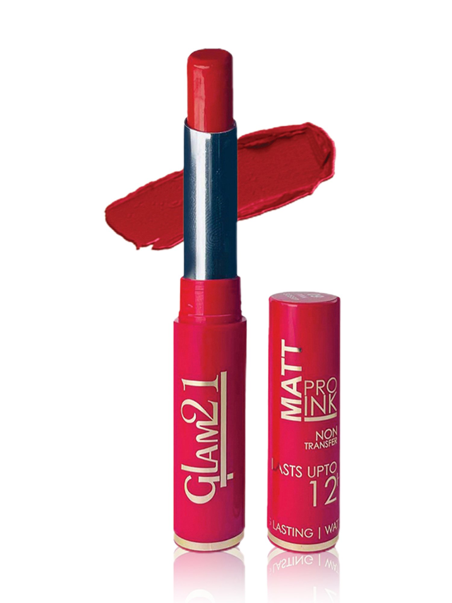Glam21 Matt Pro Ink Non Transfer Lipstick 01 Retro Red - 3 gm