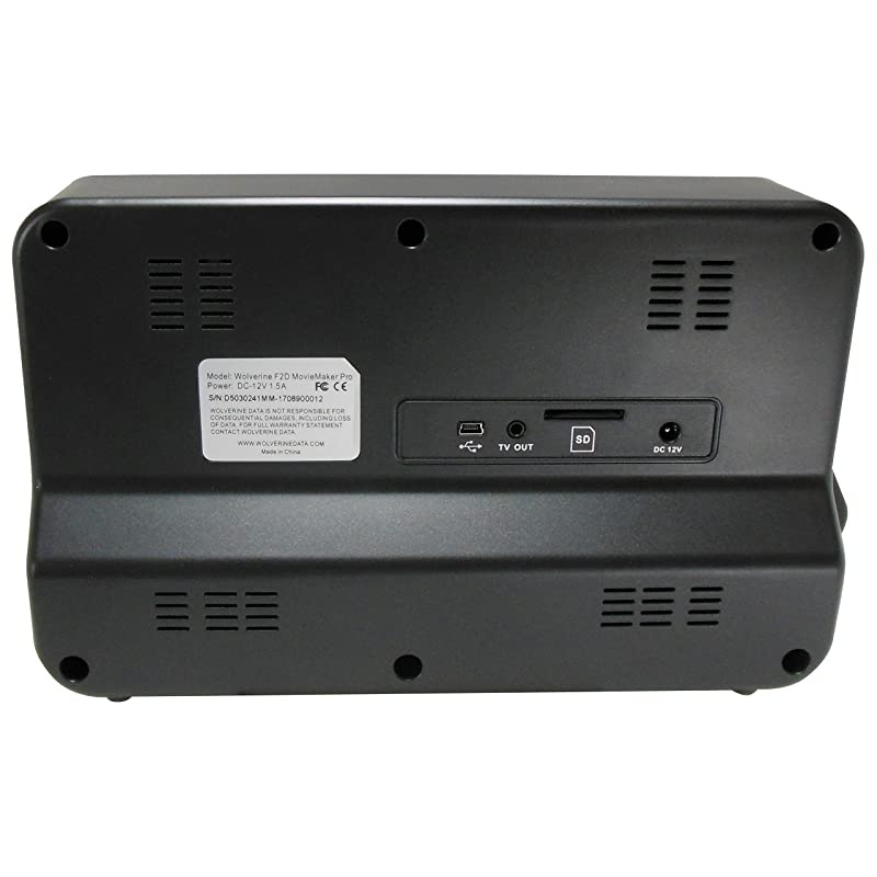 8mm & Super 8 Reels to Digital MovieMaker Pro Film Digitizer, Film Scanner, 8mm Film Scanner, Black (MM100PRO)