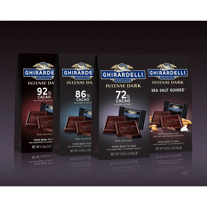 Ghirardelli Intense Dark Midnight Reverie 86% Cacao Chocolate Squares - 4.87oz