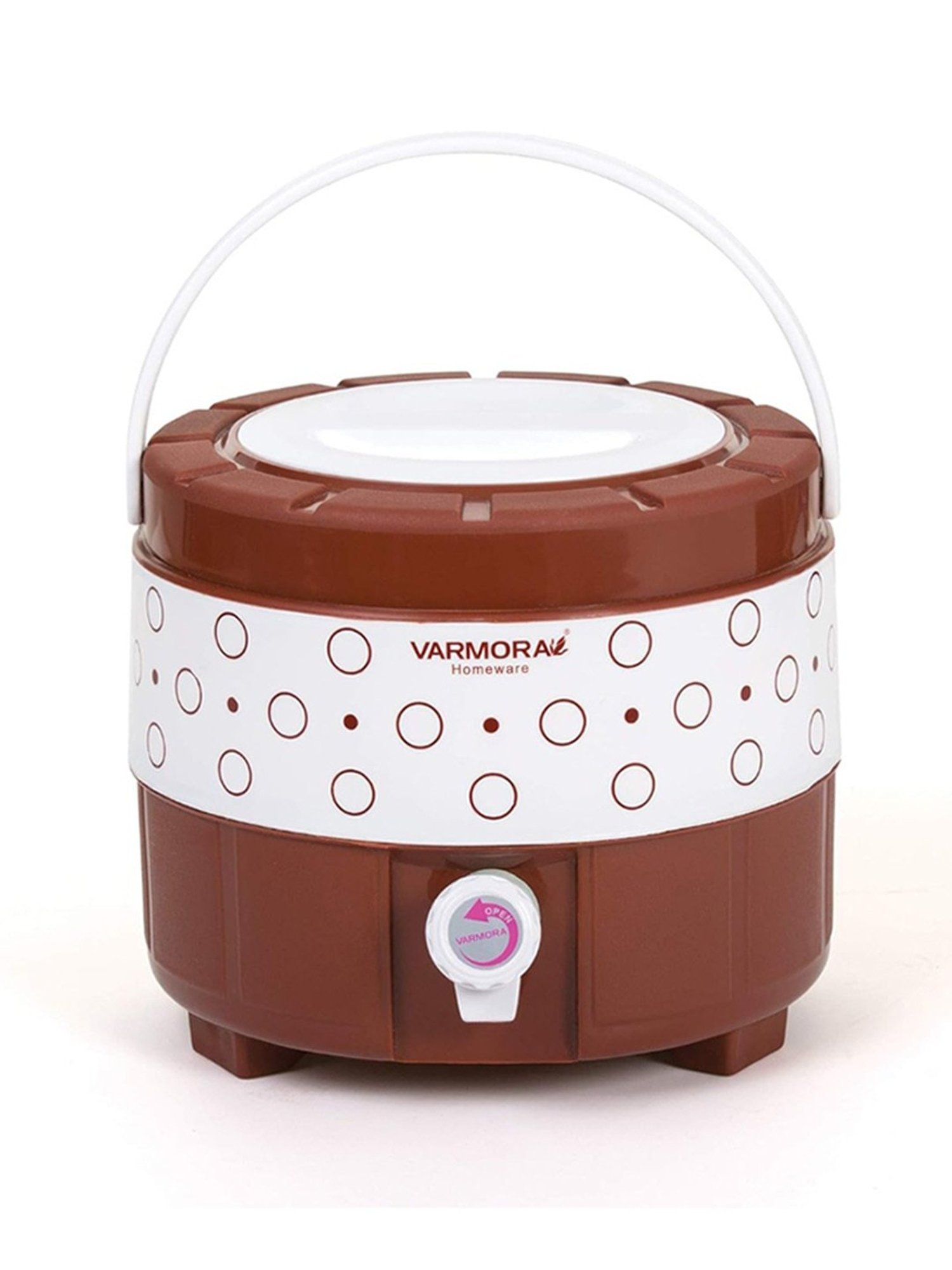 Varmora Breza Red Plastic Insulated Water Jug - 8 L