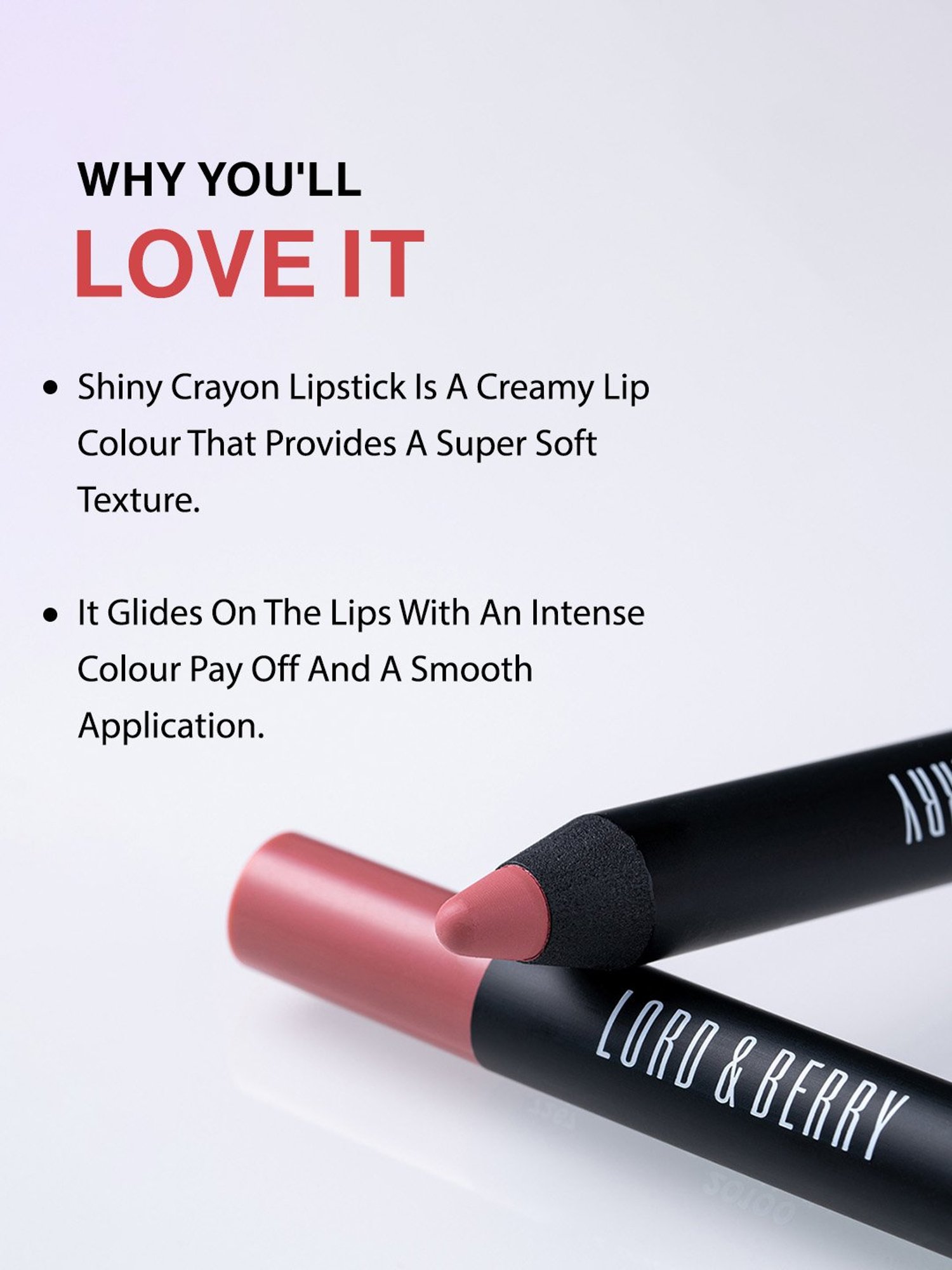 Lord & Berry Crayon Lipstick Engime - 3.5 gm