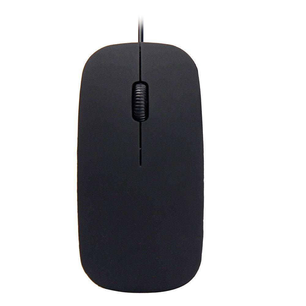 Ultra-thin Slim 1200 DPI USB Wired Optical Office Mice Mouses For PC Computer