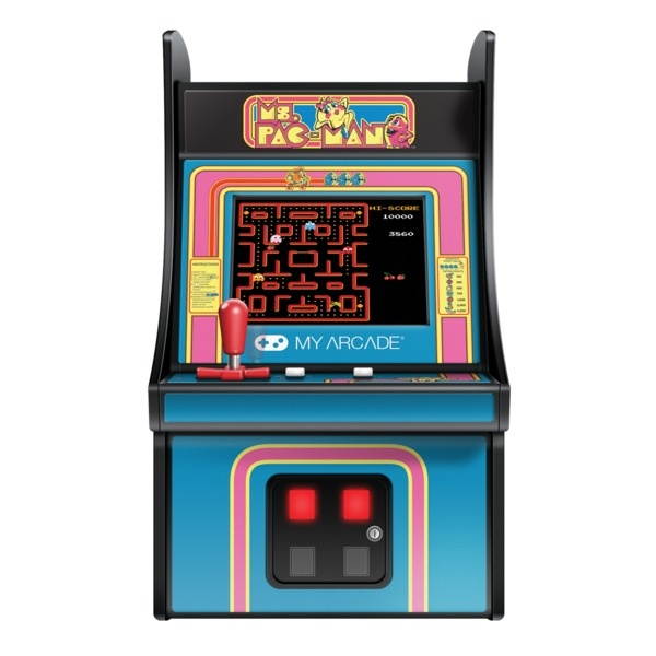 My Arcade Ms. Pac-Man Micro Player 6" Collectable Portable Handheld Video Game