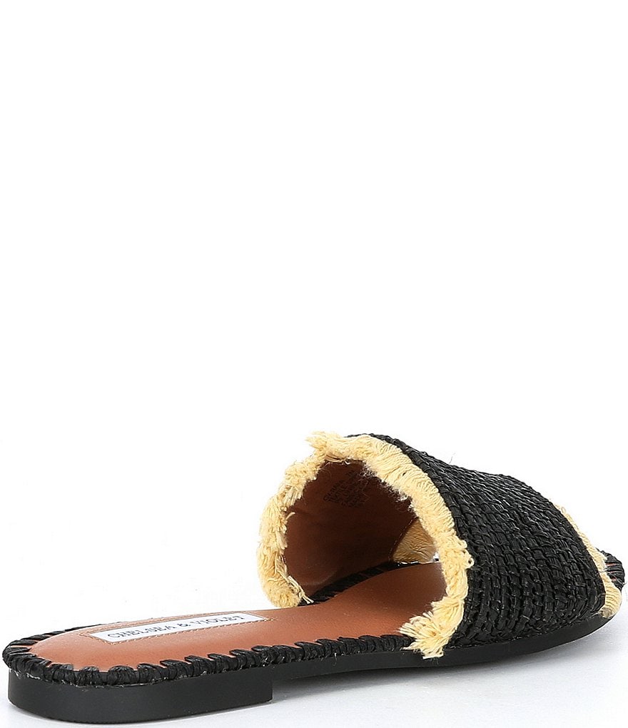 Chelsea & Violet Rafa Fringe Flat Sandals