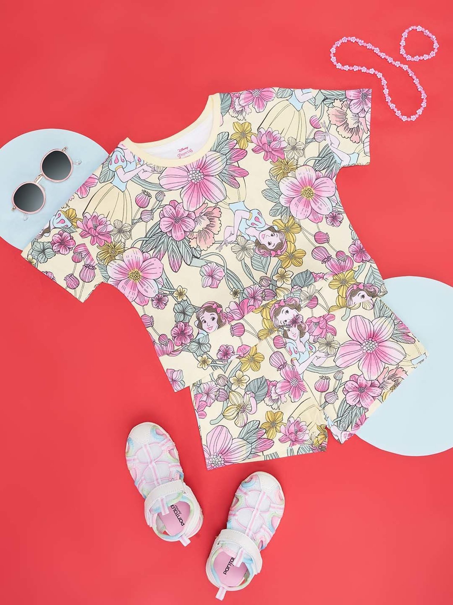 Jockey Girls Black Printed Shorts