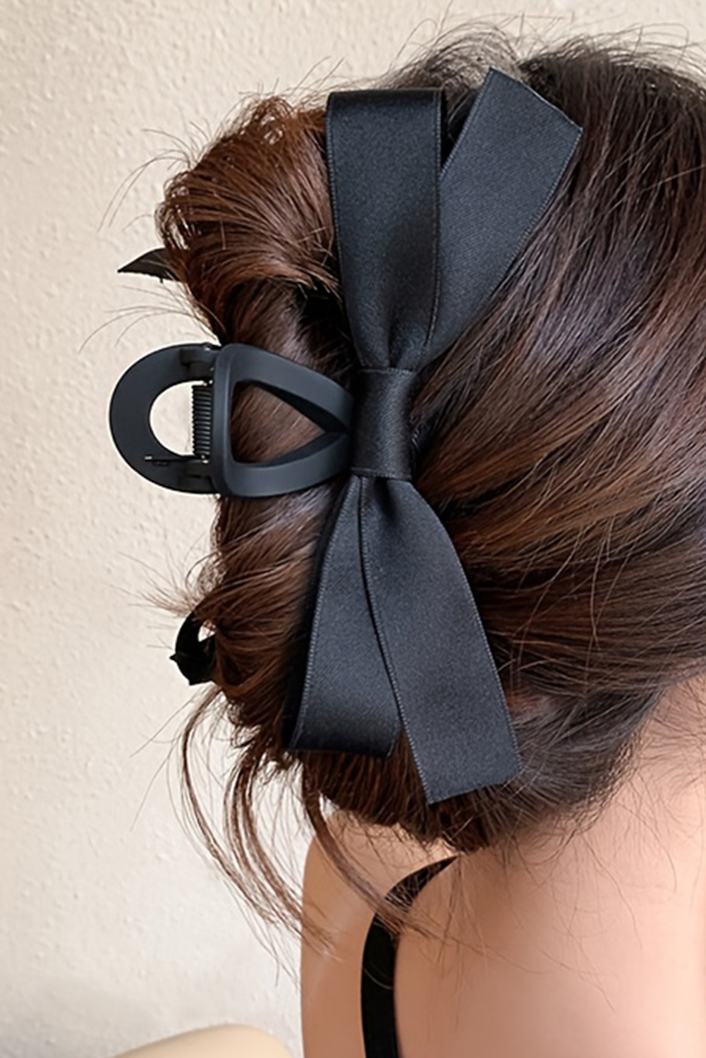 Black Leopard Telephone Spiral Coil Wire Hair Tie
