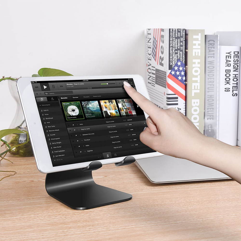 Multi-angle tablet computer stand, adjustable base