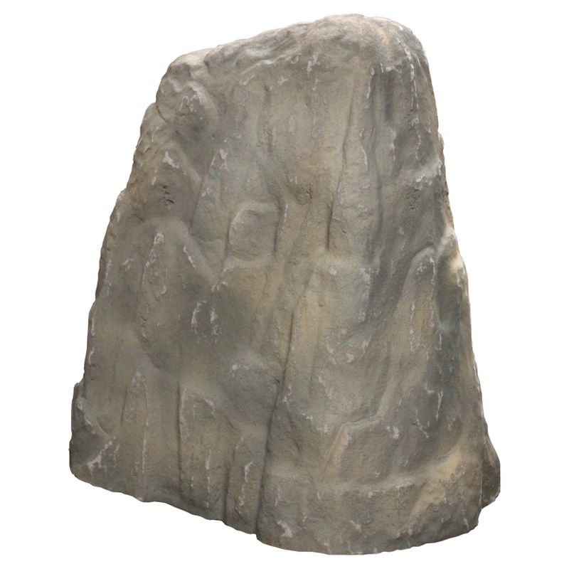 30" Textured Painted Garden Stone Extra Large - Gray - Emsco
