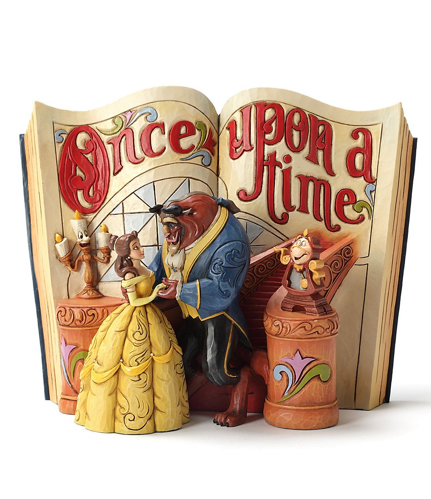 Disney Traditions by Jim Shore Beauty and the Beast #double;Love Endures#double; Storybook Figurine