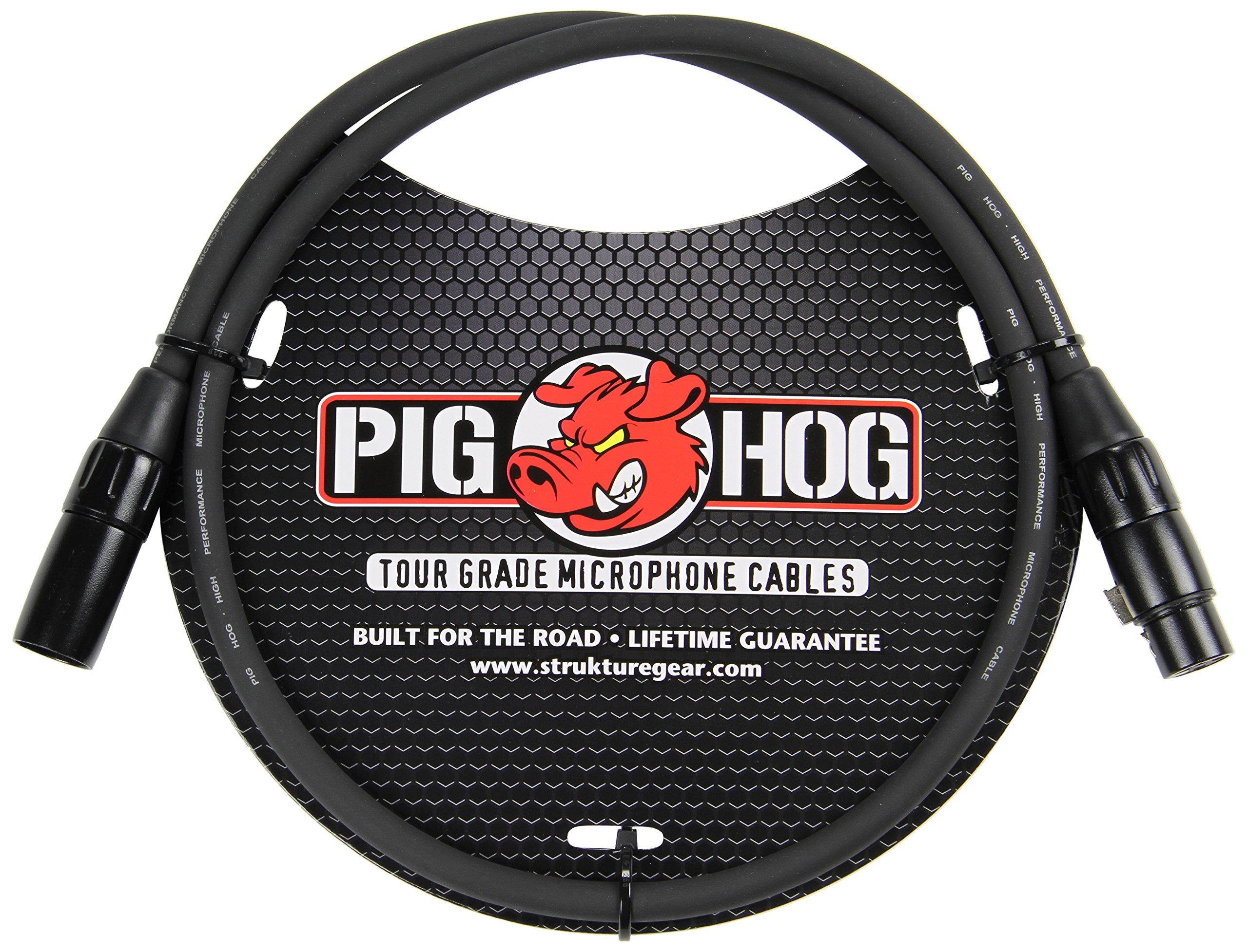 Pig Hog PHM3 8mm Tour Grade Mic Cable, XLR 3ft - 2-pack