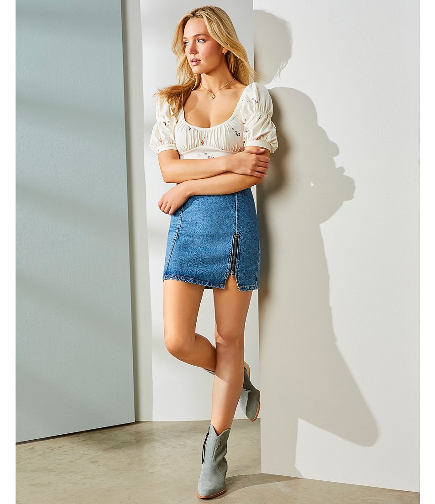 Free People New Frontier Suede Western Booties