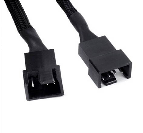 5 pcs/Set Silverstone CPF01 3.94" One-to-two PWM Fan Splitter Cable 3 Connector Number