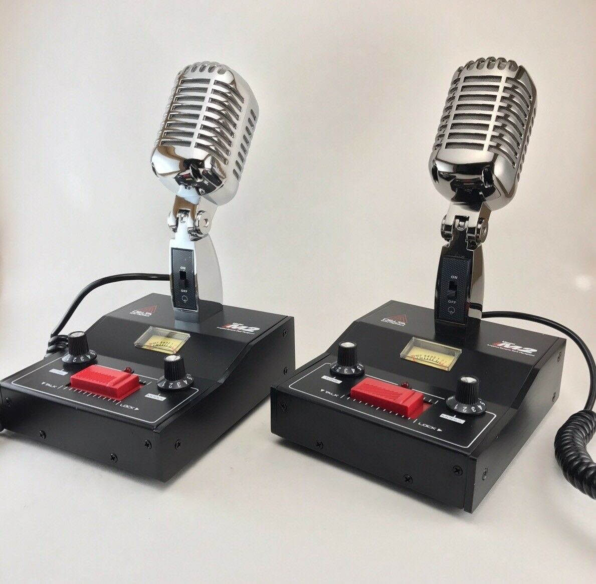 5 Pin Cobra 2000GTL DELTA M2 BLACK CHROME AMPLIFIED BASE MICROPHONE CB HAM MIC