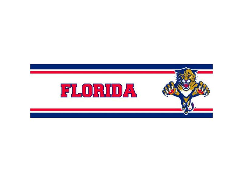 NHL Prepasted Hockey Wall Border Roll - Florida Panthers..