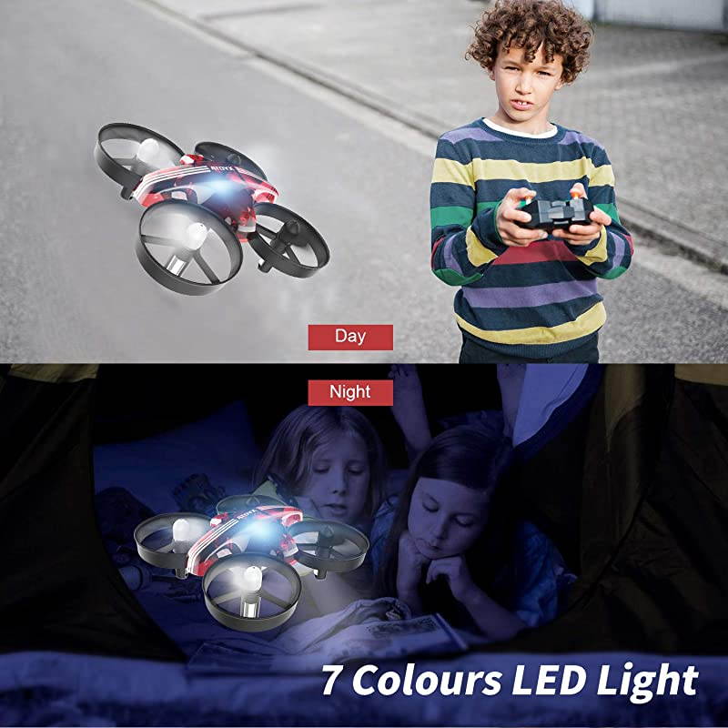 Mini Drones for Kids and Beginners Remote Control Toys Quadcopter 24Ghz 6Axis Gyro 4 Channels Remote Control Helicopter is Best Kid Toys Gift AT66