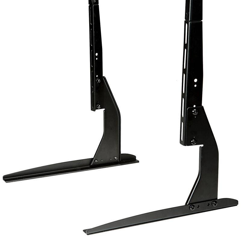 mount factory modern tabletop tv stand  universal flat screen base replacement for 24" 32" 40" 42" 50" 55" 60" 65" screens