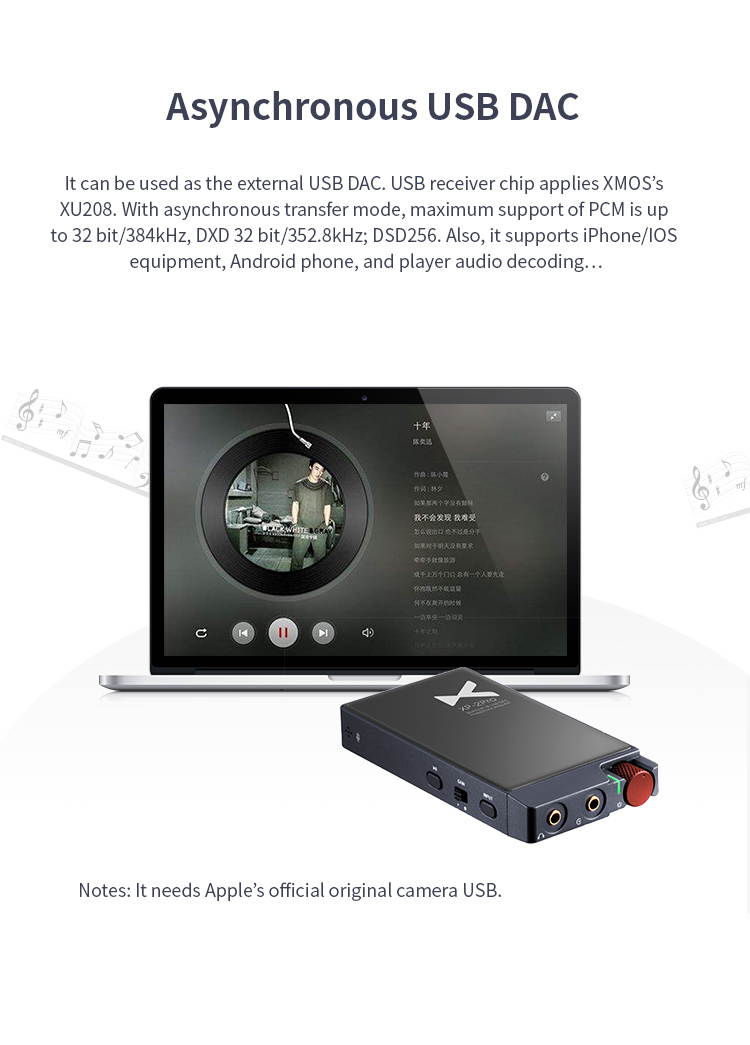 xDuoo XP-2 Pro AK4452 Bluetooth USB DAC NFC LDAC XU208 Wireless HiFi Portable Headphone Amplifier Decoder