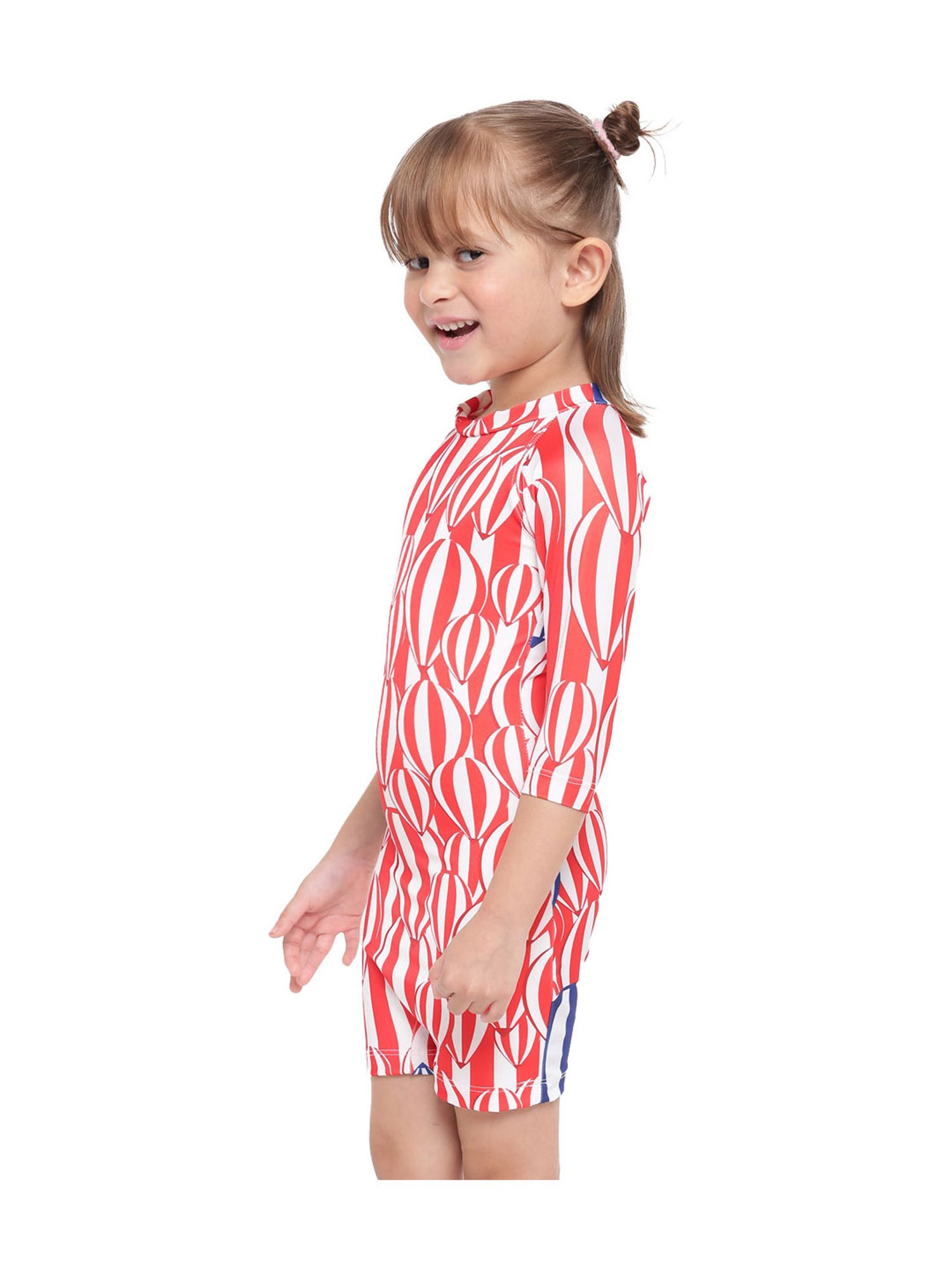 IO Kids Red Printed Wetsuit