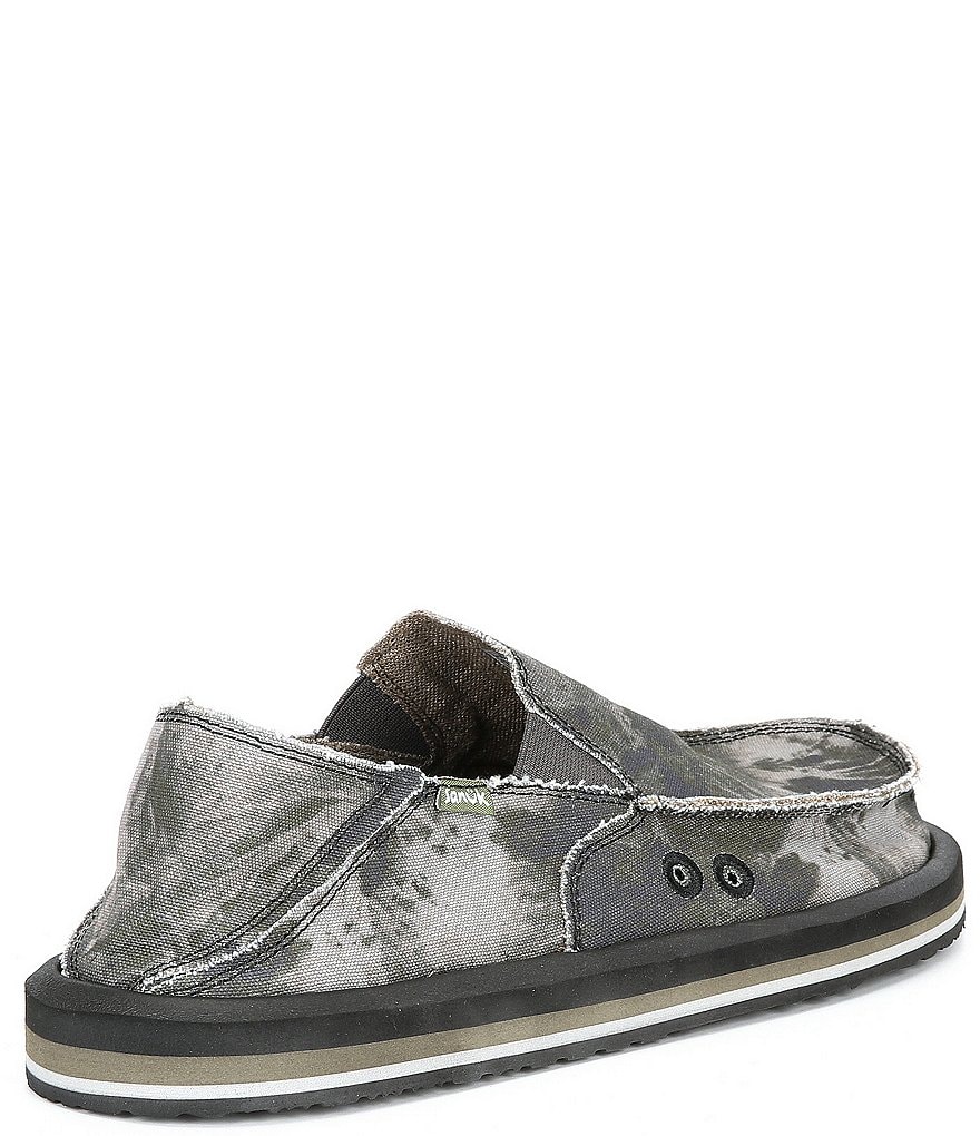 Sanuk Men's Vagabond Washable Tie-Dye Slip-Ons