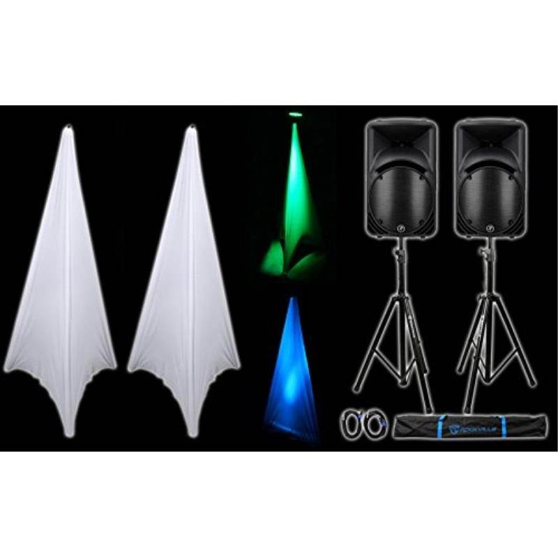 Numark Party Mix MKII w/ 1/8" to Dual RCA Cable Bundle