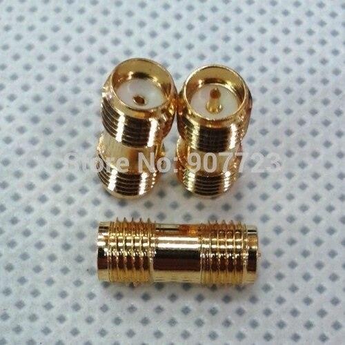 50pcs RP-SMA Female To SMA Female RF Connector Adapter
