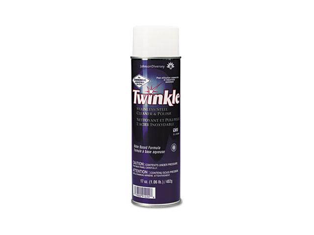 Twinkle 91224EA Stainless Steel Cleaner & Polish, 17 oz. Aerosol