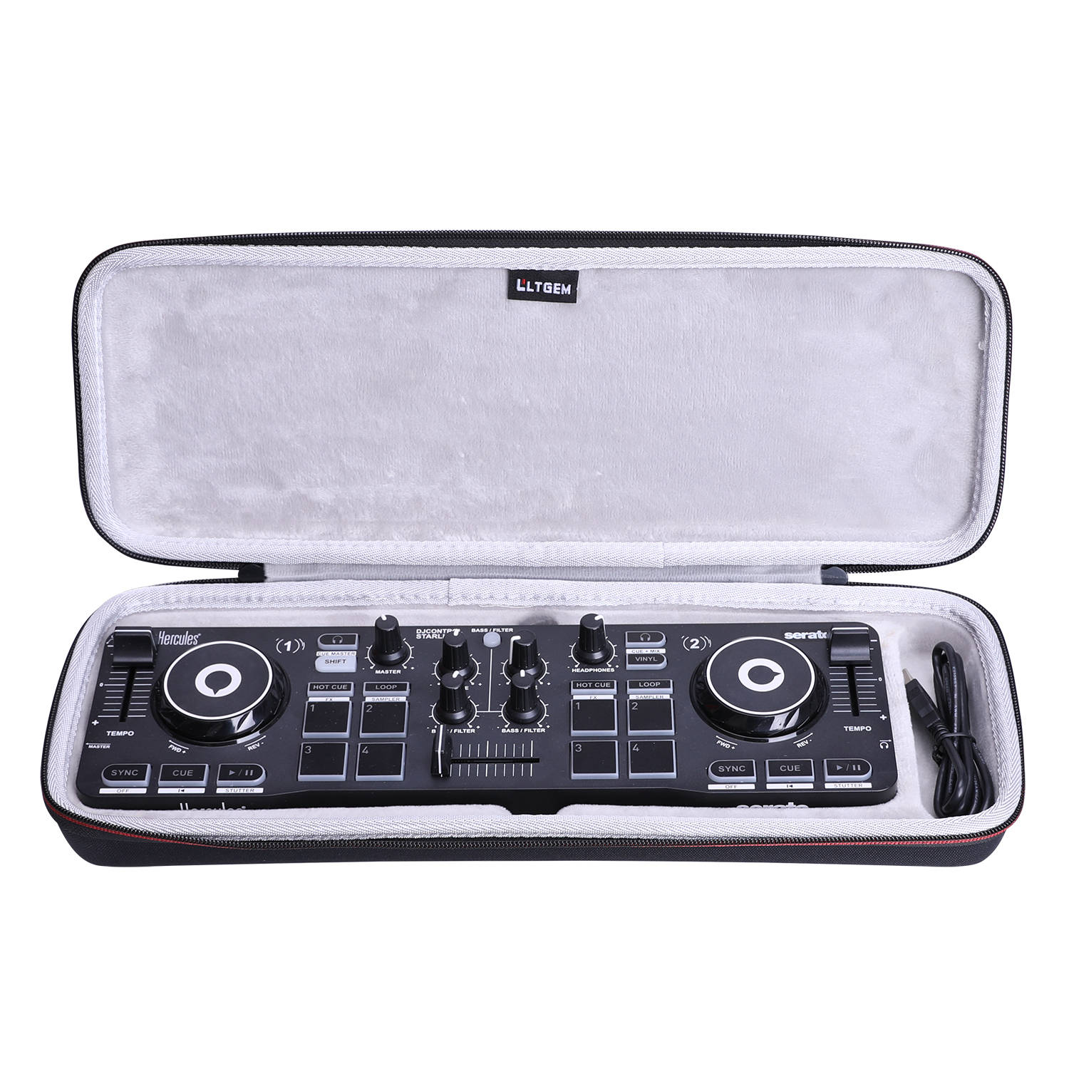 LTGEM Case for Hercules Compact DJControl Starlight Controller - CASE ONLY