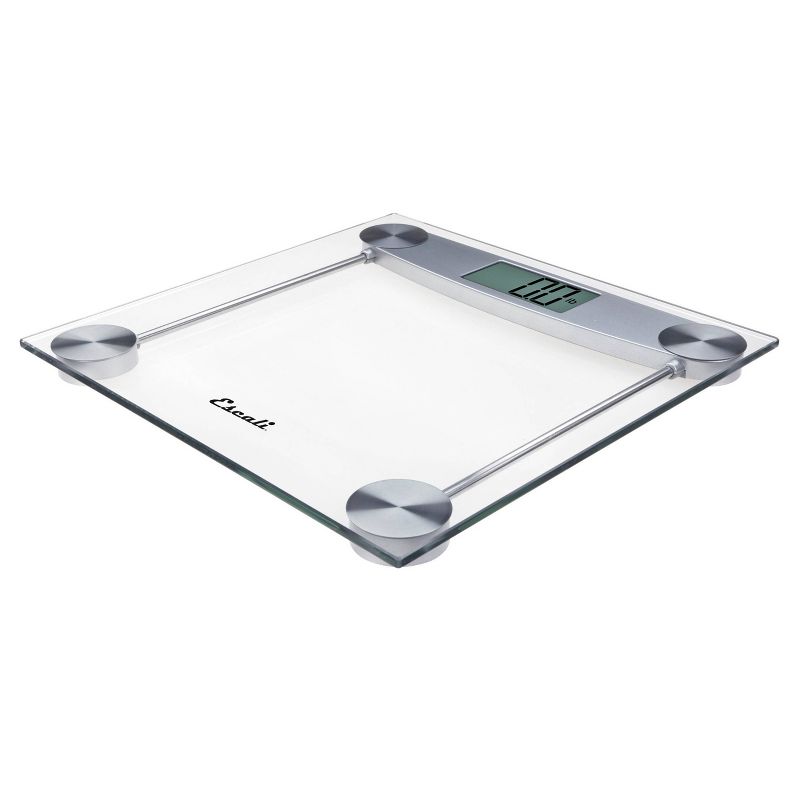 Digital Glass Bathroom Scale Clear - Escali