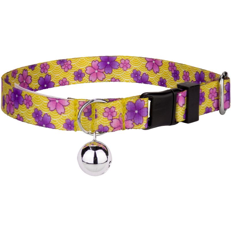 Country Brook Petz(R) Purple April Blossoms Cat Collar