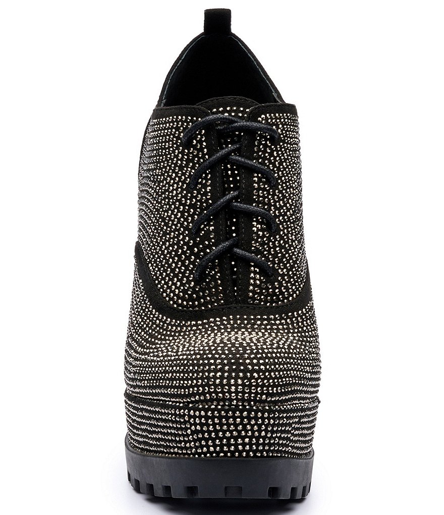 SoftWalk Willis Perforated Suede Platform Oxfords