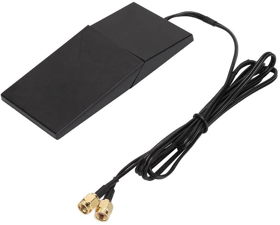 ASHATA 8dBi 2.4GHz 5GHz Dual Band WiFi Antenna Dual RP-SMA Connector Wireless Network Cards Extension Cord for Asus Linksys Router