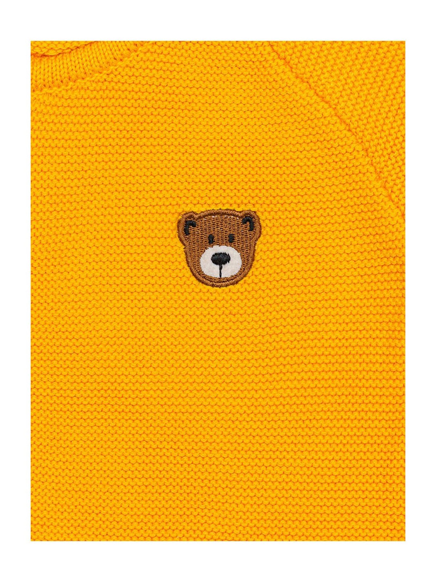 MINIKLUB Girls Green Self Design Full Sleeves Sweater