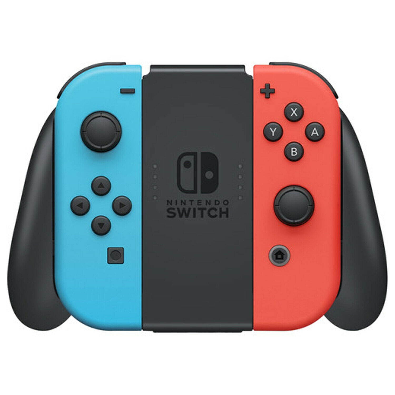 Nintendo Switch With Neon Blue And Red Joy-Con Bundle With Super Mario Odyssey