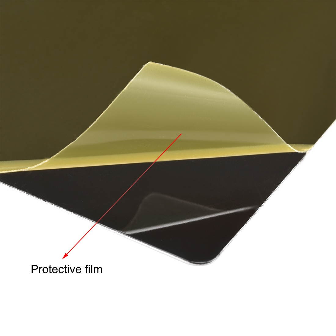 Blank Metal Business Card 100x60x0.3mm Painted Aluminum Plate for DIY Laser Printing Engraving Black 25 Pcs