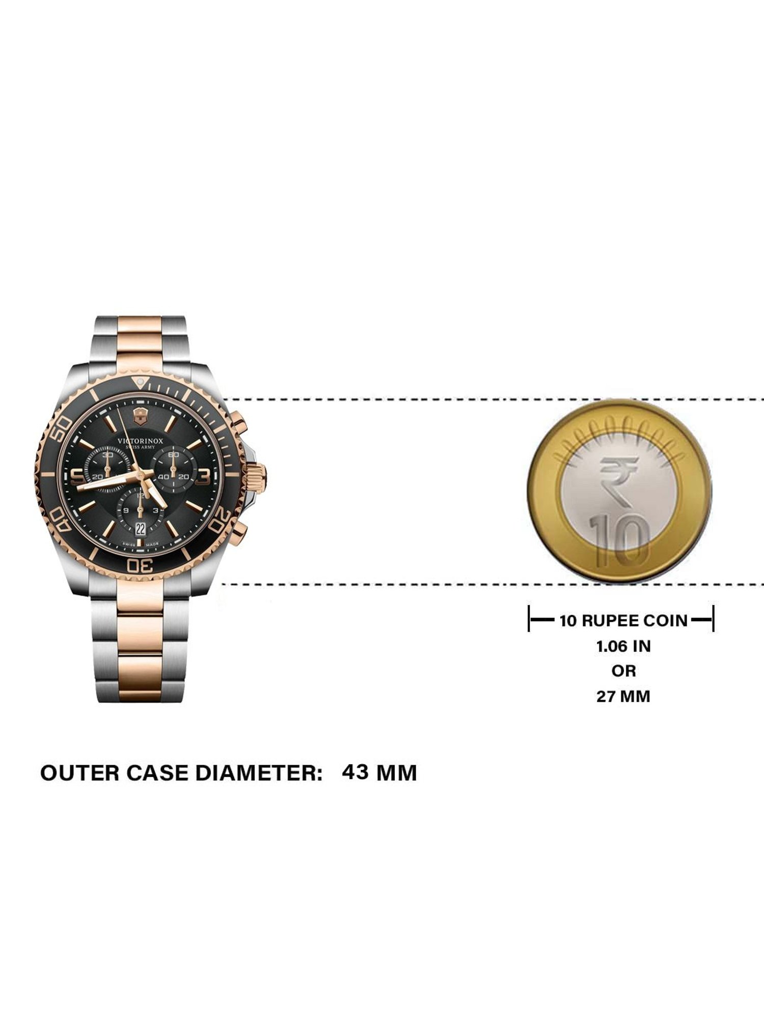 VICTORINOX V241952 Maverick Analog Watch for Men