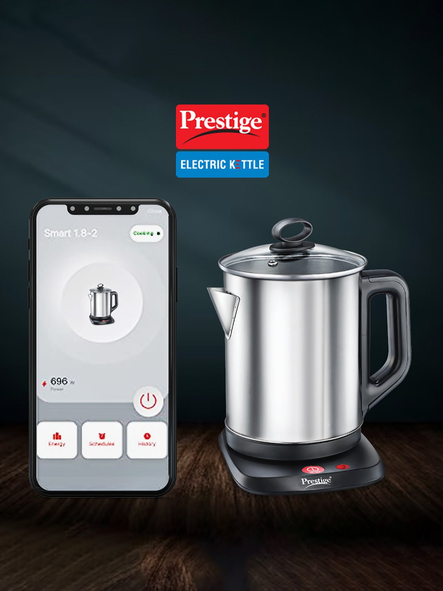 Pigeon by Stovekraft Swift Multi Cook Kettle 1.5L (Blue)