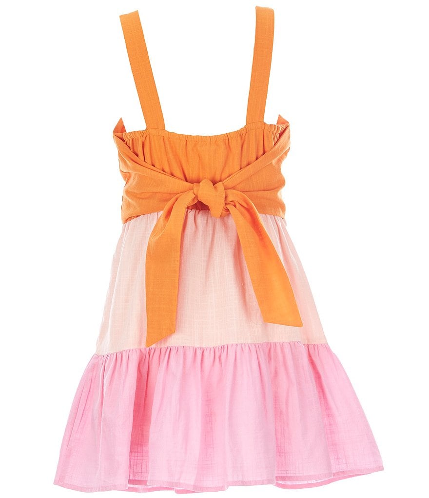 Guess Big Girls 7-16 Striped Overall Dress