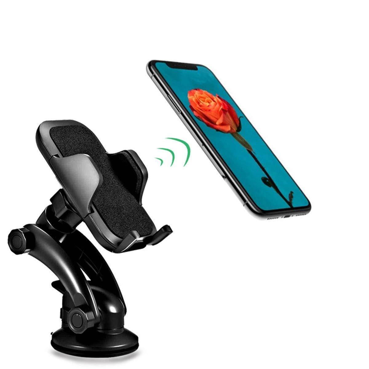 XSPUS Car Mount Holder, [3 in 1] Windshield Holder, Instrument Panel stand, Air outlet Holder Adjustable Suitable iPhone X 8 8Plus 7 7Plus 6 6sPlus, Galaxy S9 S8 S7 S6 Note 8 5 and Other phone