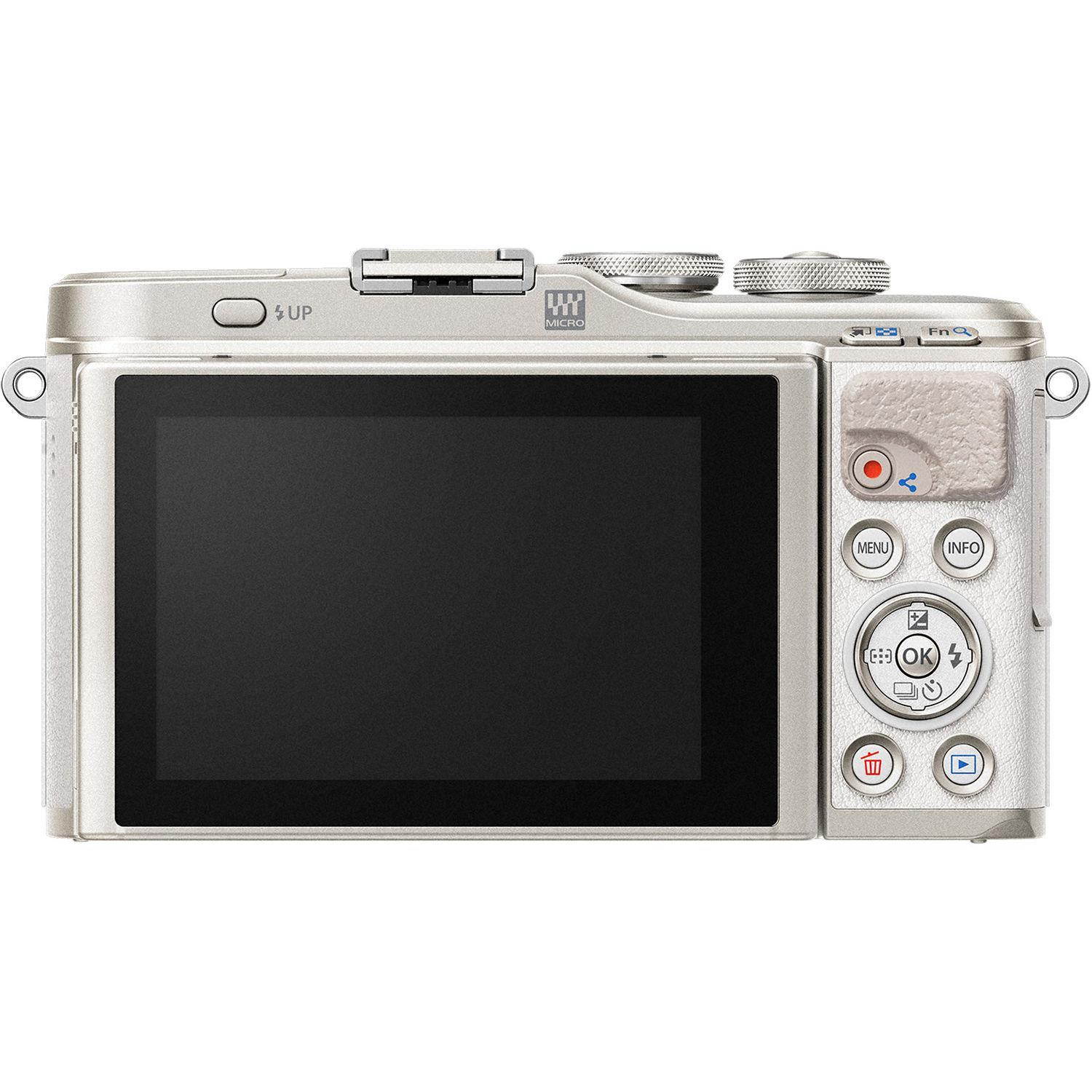 Olympus PEN E-PL9 body with 3-Inch LCD, Pearl White