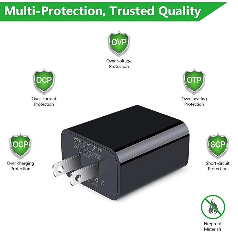 Charge 3.0 Fast Charging USB Wall Charger Plug with 6ft Type C Cable for Samsung Galaxy S21 Ultra/S21+ S20 Note 21 20 Ultra S20 FE A21 A51 A11 A12 A20 A10E A50 A71 A32 A42 A52 S10E S10 5G S9 S8