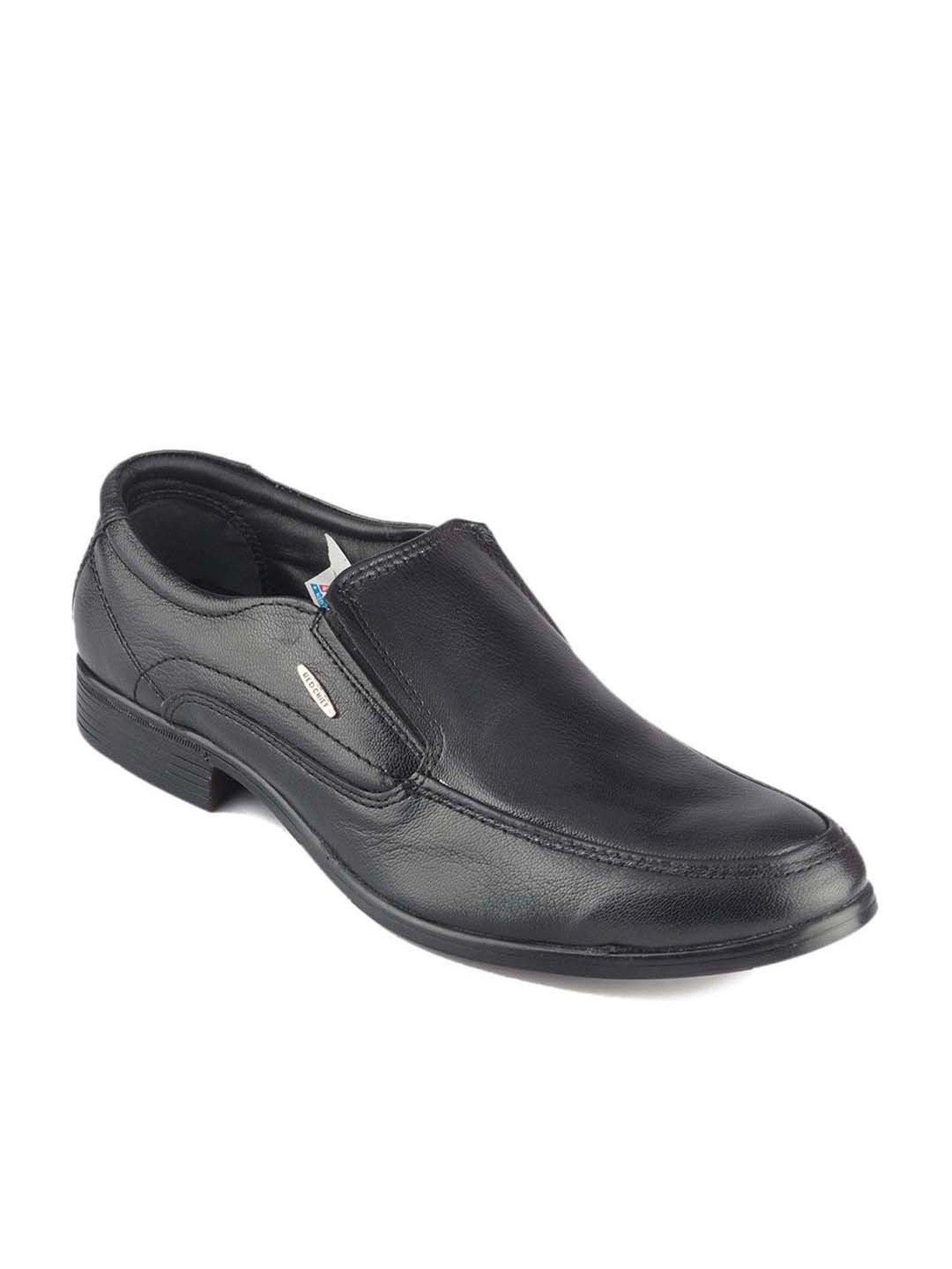 Red Chief Men's Black Formal Slip-Ons