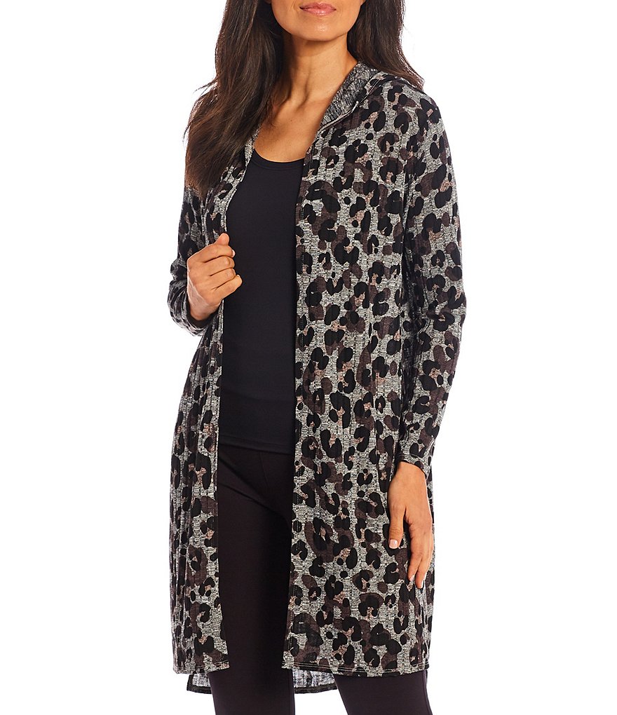 Caroline Rose Tissue Linen Bracelet Sleeve Shirt Jacket