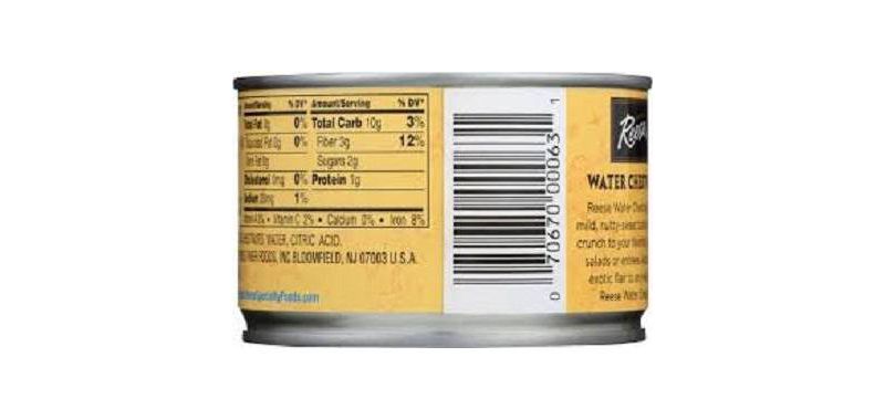 Reese Sliced Water Chestnuts 8oz
