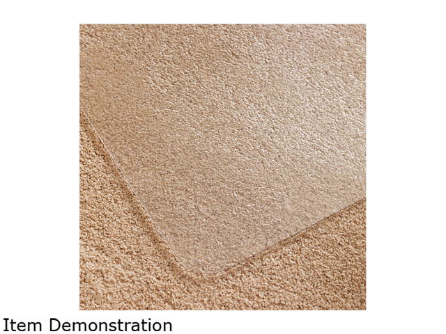 Floortex EC118927ER Cleartex Ultimat Chair Mat for High Pile Carpets, 35" x 47", Clear